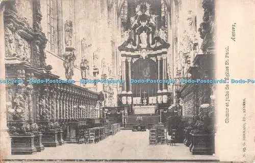 R545027 Anvers Choeur et Jube de l Eglise St Paul G Hermans