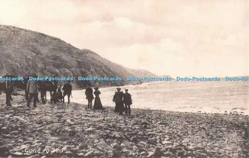 R545049 Postkarte Zur See gegangen