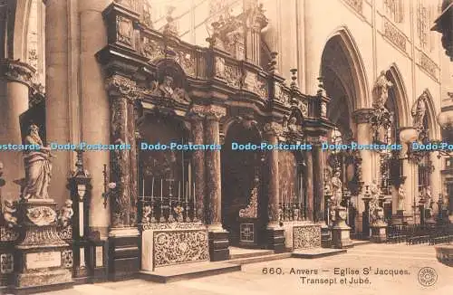 R545107 Anvers Eglise St Jacques Transept et Jube G Hermans