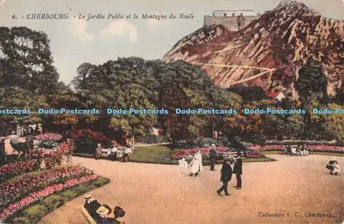 R545121 Cherbourg Le Jardin Public et la Montagne Du Roule Collection F C