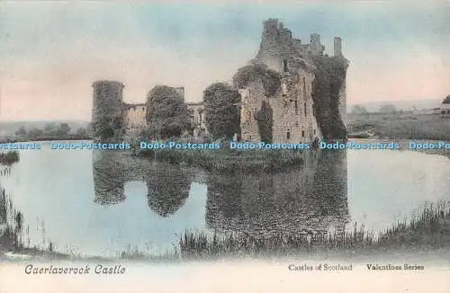 R542661 Caerlaverock Castle Castles of Scotland Valentine Serie