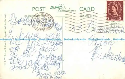 R545150 Nottingham Nottingham Castle E T W Dennis Multi View 1955