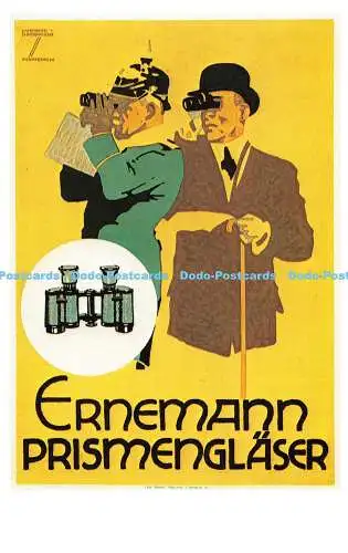 R541551 Ernemann Prismenglaser Dalkeith Classic Posterkarte Nr P 36 Ludwig Hohlw