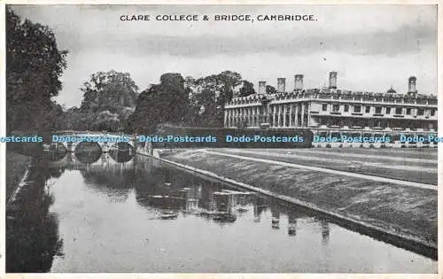 R545157 Cambridge Clare College and Bridge E T W Dennis