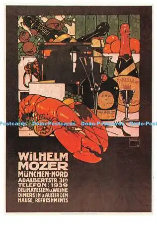 R541561 Wilhelm Mozer München Nord Dalkeith Classic Plakatkarte Nr P 32 Ludwig H