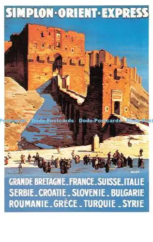 R541565 Simplon Orient Express Dalkeith Classic Posterkarte Nr. P 64