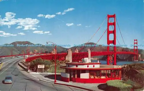 R545201 Kalifornien berühmtes Round House Restaurant am Toll Plaza Golden Gate Bridge San