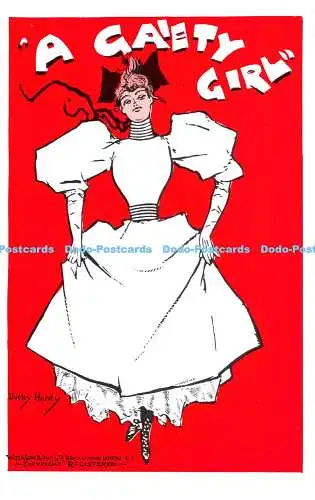 R541645 A Gaiety Girl Waterlow Dalkeith Classic Poster Card No P 51 Dudley Hardy