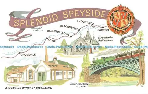 R542764 Splendid Speyside Great North of Scotland Railway Dalkeith Picture Postc