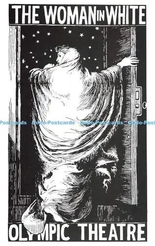 R541647 Die Frau in Weiß Olympisches Theater Dalkeith Classic Poster Karte Nr. P 49