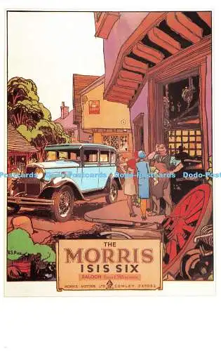 R541652 The Morris Isis Six Morris Motors Dalkeith Poster Card P 219 R S Pike 19