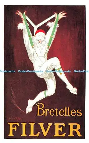 R541657 Bretelles Filver Dalkeith Poster Card P 205 Jean D YLne 1920