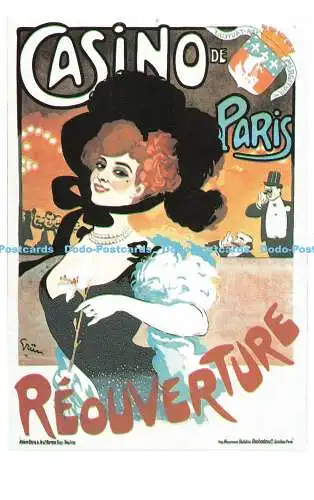 R541659 Casino de Paris Reouverture Dalkeith Poster Card P 133 J A Grun 1896