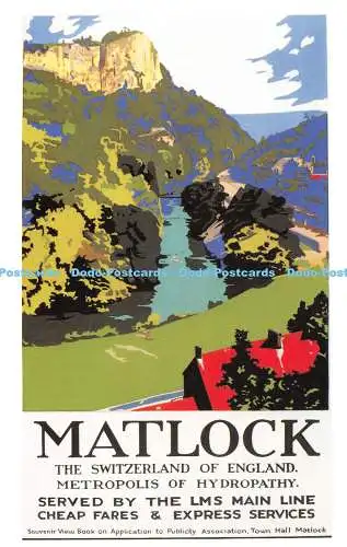 R541660 Matlock Die Metropole der Hydropathie Schweiz von England serviert von th