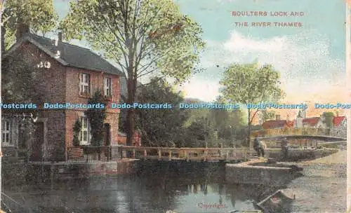 R545274 Boulters Lock and The River Thames G D and D L 1906