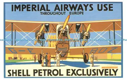 R542804 Imperial Airways Einsatz in ganz Europa Shell Benzin exklusiv frühe Sh