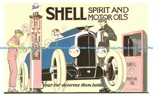 R542805 Shell Spiritus and Motor Oils Dalkeith Publishing Card No D 79