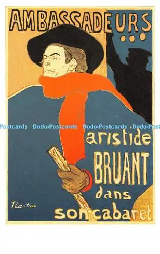 R541696 Ambassadeurs Artistide Bruant dans soncabaret Dalkeith Classic Poster Ca