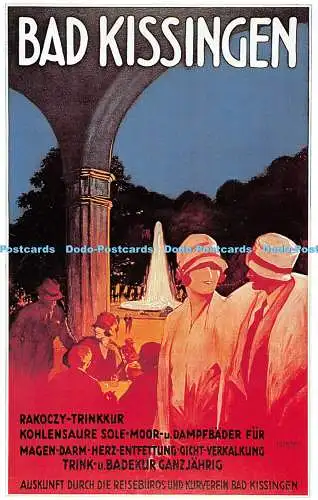 R541700 Bad Kissingen Dalkeith Plakatkarte P 167 R Friese 1923