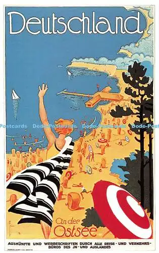 R541701 Deutschland An der Ostsee Dalkeith Plakatkarte P 166 Pommes 1930