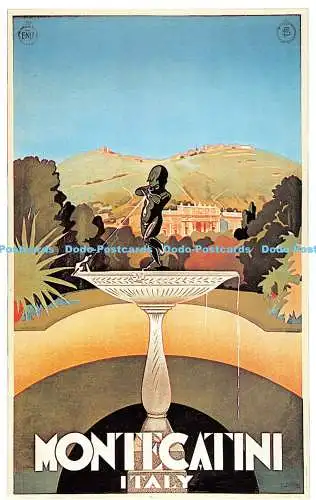 R541704 Italien Montecatini Dalkeith Plakatkarte P 163 Anon 1925
