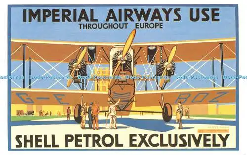 R542827 Imperial Airways Einsatz in ganz Europa Shell Benzin exklusiv frühe Sh