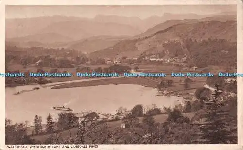 R545297 Waterhead Windermere Lake and Langdale Pikes