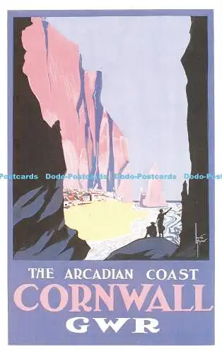 R541717 The Arcadian Coast Cornwall G W R Dalkeith Publishing Card No D 101