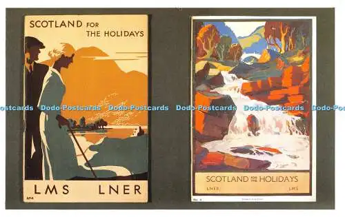 R542841 Scotland For the Holidays L M S L N E R Wermappen Dalkeith Publi