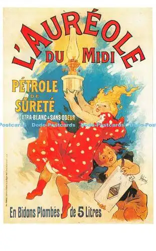 R541757 L Aureole du Midi Petrole de Surete Dalkeith Classic Poster Card No P 28