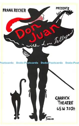 R541779 Carrick Theatre Frank Reicher Present Don Juan Dalkeith Classic Poster C