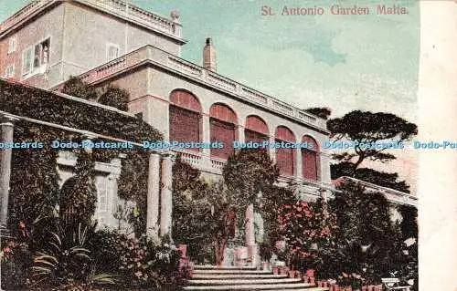 R545355 Malta St Antonio Garten Postkarte