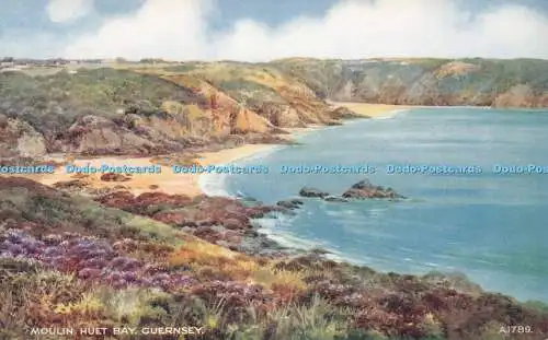 R547213 Moulin Huet Bay Guernsey A1789 Art Colour E W Trick Valentines