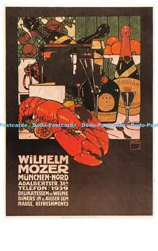 R541786 Wilhelm Mozer Dalkeith Classic Poster Card No P 32 Ludwig Hohlwein