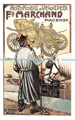 R541792 Automobil Velocipedi Flli Marchand Piacenza Dalkeith Classic Poster
