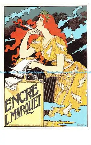 R541800 Encre L Marquet Dalkeith Poster Card P 123 Eugene Grasset 1892