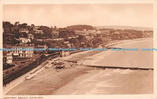 R545378 Dawlish Central Beach E T W Dennis