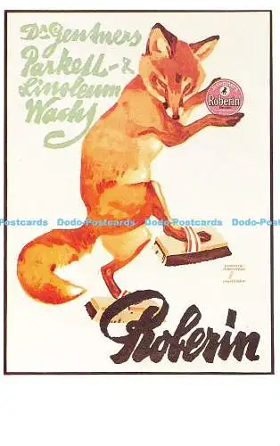 R541813 Roberin Fox Dalkeith Plakatkarte P 245 Ludwig Hohlwein 1913