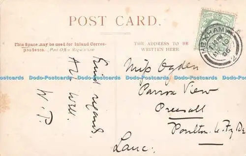 R549289 Hexham Abbey Church and Beaumont Street W M Lisle No 3 Series 1906