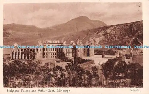 R545397 Edinburgh Holyrood Palace and Arthur Seat W R and S Reliable Series