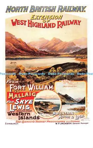 R541850 North British Railway Erweiterung der West Highland Railway von Fort Willi