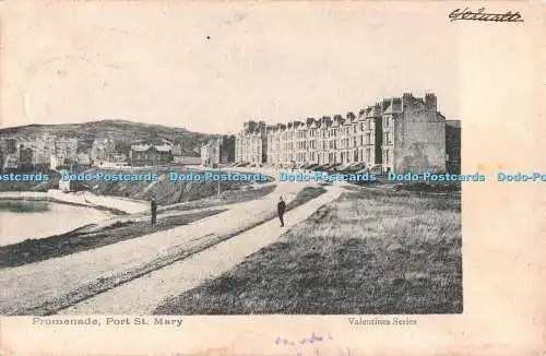 R549334 Port St Mary Promenade Valentine Serie 1903