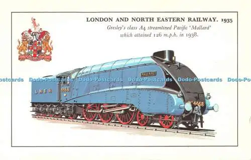 R542999 London and North Eastern Railway Gresley Class A 4 Streamlined Pacific M