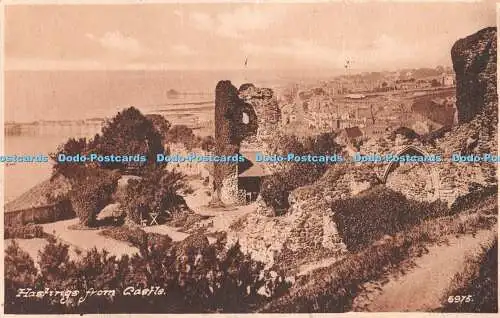 R547301 Hastings from Castle 6975 Royal Victoria Library St Leonards on Sea 1928