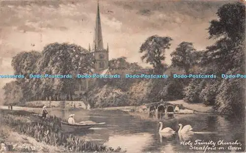 R547333 F W Hotels Holy Trinity Church Stratford on Avon Tuck Art Series 1067 190