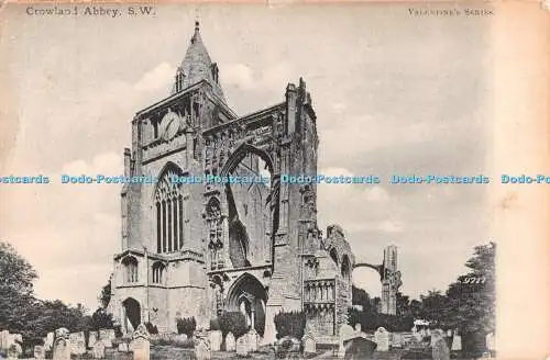 R543049 Crowland Abbey S W Valentine Serie 1905