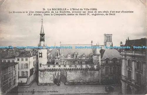 R549414 La Rochelle L Hotel de Ville R Bergevin