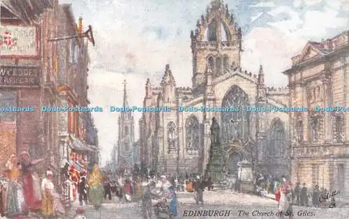 R545518 Edinburgh Church of St Giles Edinburgh Series I Tuck Oilette 7321 J Full