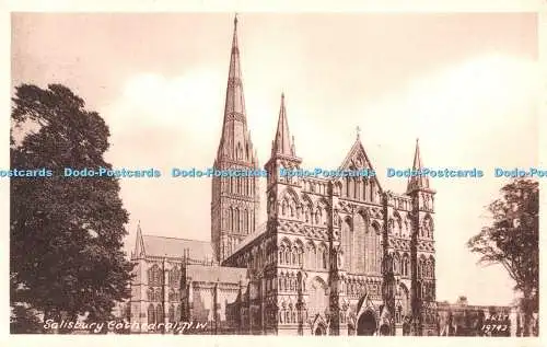 R543076 Salisbury Kathedrale F Frith Postkarte