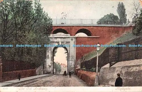 R543079 Highgate The Old Torbogen Postkarte